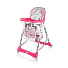 Стульчик для кормления Baby Design Bambi 2012 pink-08 Стульчик для кормления Baby Design Bambi 2012 pink-08